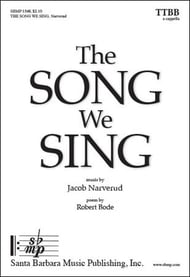 The Song We Sing TTBB choral sheet music cover Thumbnail